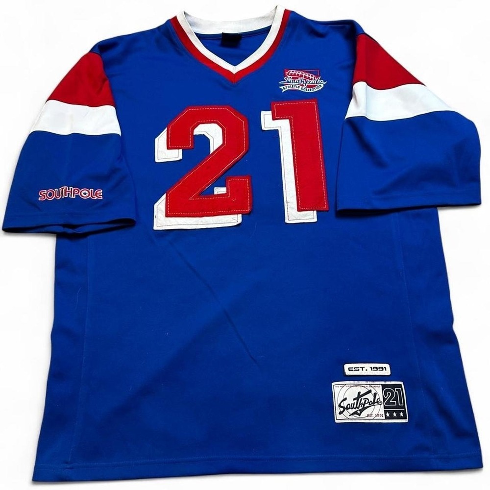 Vintage Y2K South Pole athletic collection football jersey size XL